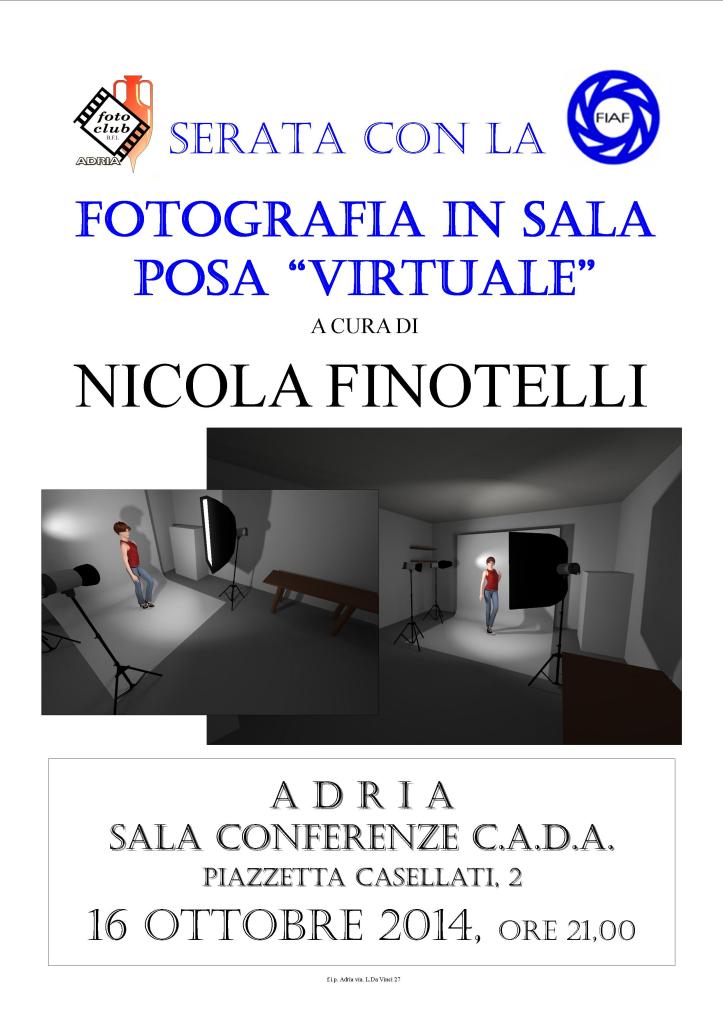 Nicola Finotelli conferenza sala posa virtuale adria