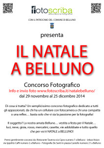 Il Natale a Belluno in un concorso fotografico