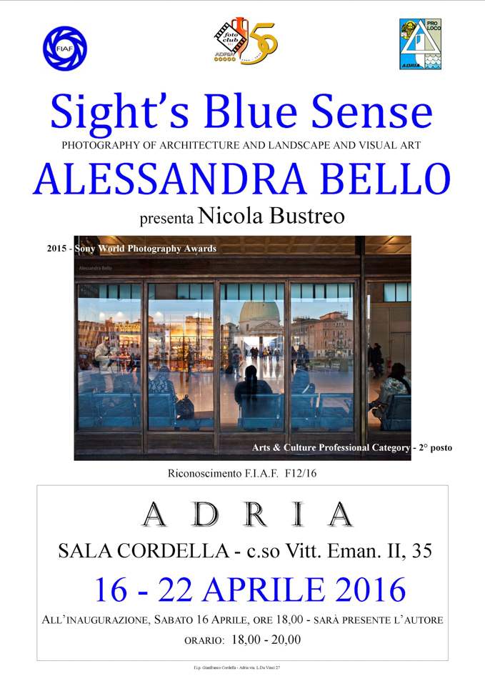 locandina personale Alessandra Bello 6